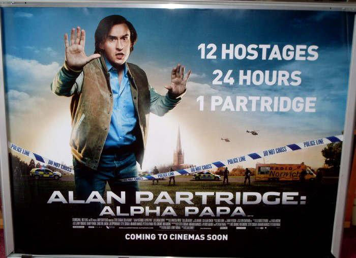 ALAN PARTRIDGE ALPHA PAPA: Main UK Quad Film Poster ALAN PARTRIDGE ALPHA PAPA: Main UK Quad Film Poster