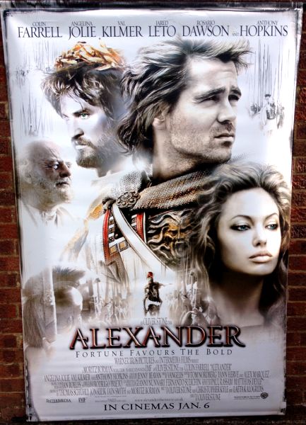 Cinema Banner: ALEXANDER 2004 Oliver Stone Colin Farrell Anthony Hopkins Angelina Jolie