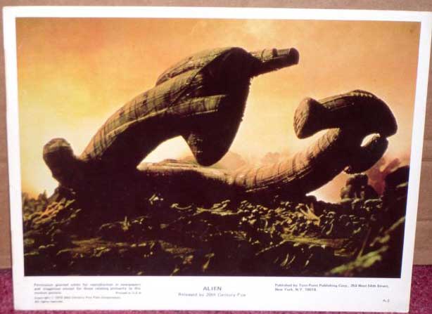 ALIEN: Lobby Card US A3 Alien Ship On Planet ALIEN: Lobby Card US A3 Alien Ship On Planet
