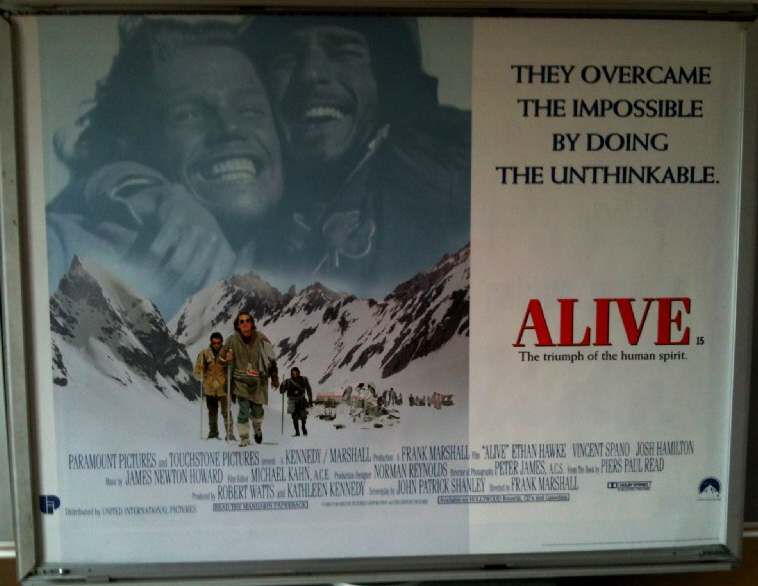 Cinema Poster: ALIVE 1993 (Quad) Ethan Hawke Vincent Spano Josh Hamilton