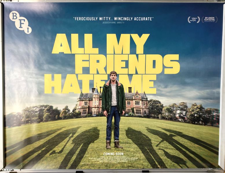 Cinema Poster: ALL MY FRIENDS HATE ME 2022 (Quad) Tom Stourton Georgina Campbell