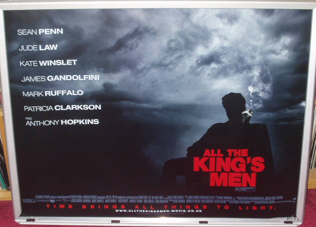 ALL THE KING'S MEN: Main UK Quad Film Poster