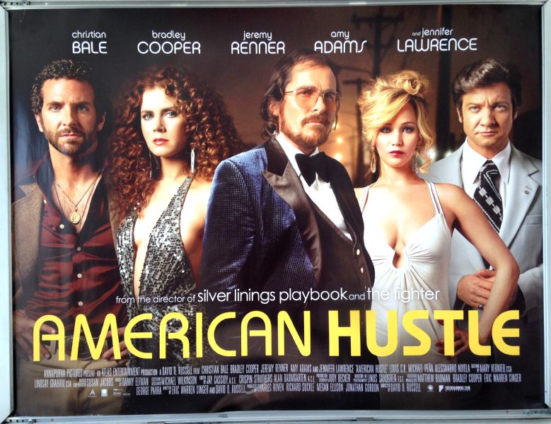 Cinema Poster: AMERICAN HUSTLE 2013 (Quad) Christian Bale Amy Adams