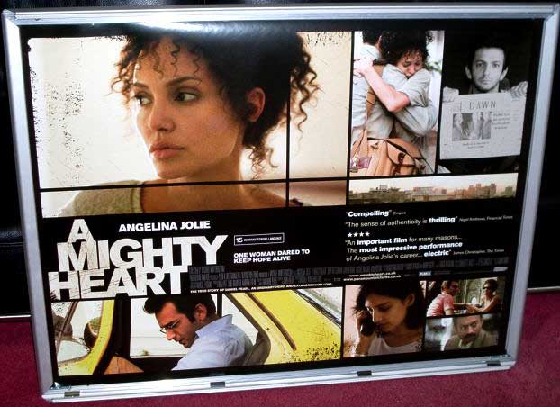 A MIGHTY HEART: UK Quad Film Poster