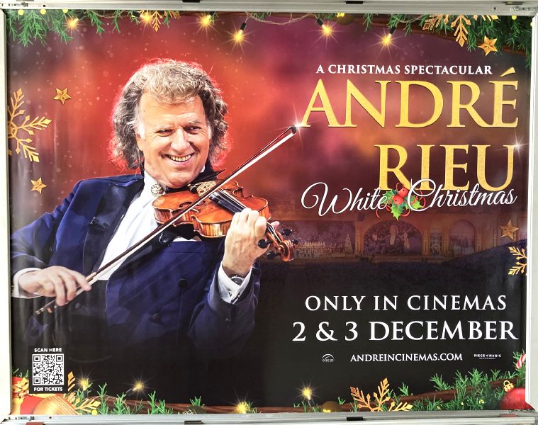 Cinema Poster: ANDRE RIEU WHITE CHRISTMAS 2023 (Quad) 