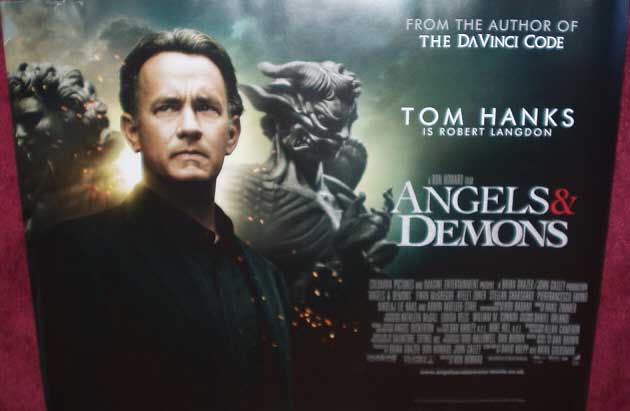 ANGELS & DEMONS: Main UK Quad Film Poster