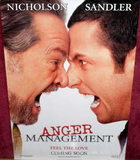 ANGER MANAGEMENT: Advance One Sheet Film Poster