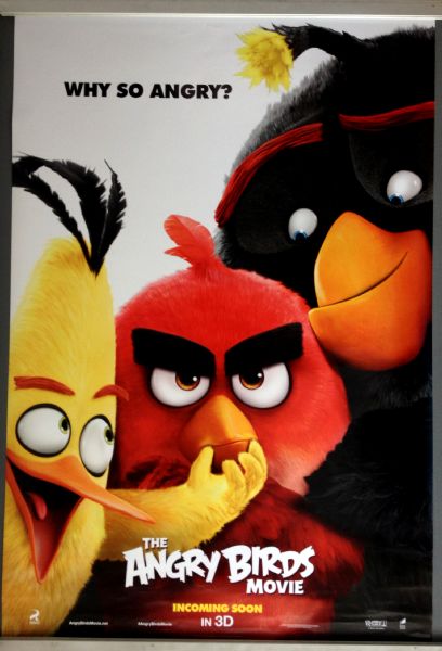 Cinema Poster: ANGRY BIRDS MOVIE 2016 (Angry One Sheet) Danny McBride Sean Penn