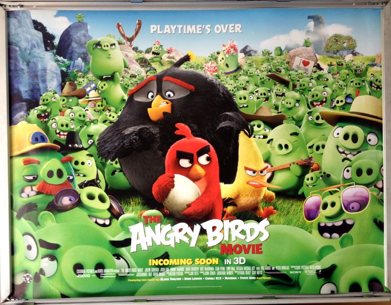 Cinema Poster: ANGRY BIRDS MOVIE 2016 (Main Quad) Danny McBride Sean Penn