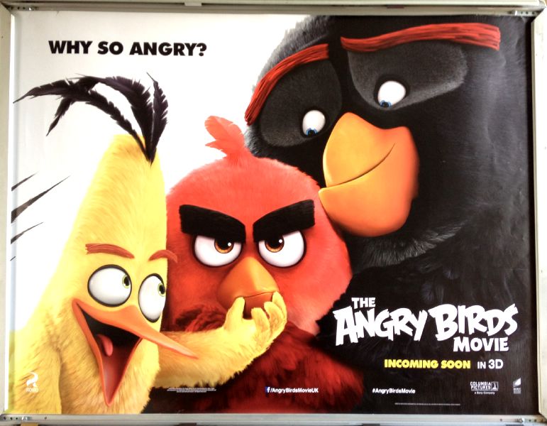Cinema Poster: ANGRY BIRDS MOVIE 2016 (Angry Quad) Danny McBride Sean Penn