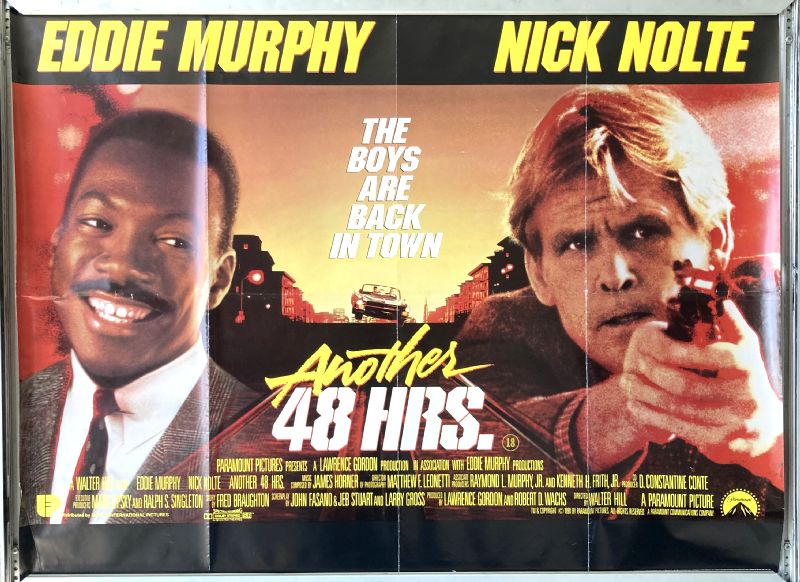 Cinema Poster: ANOTHER 48 HOURS 1990 (Quad) Eddie Murphy Nick Nolte 