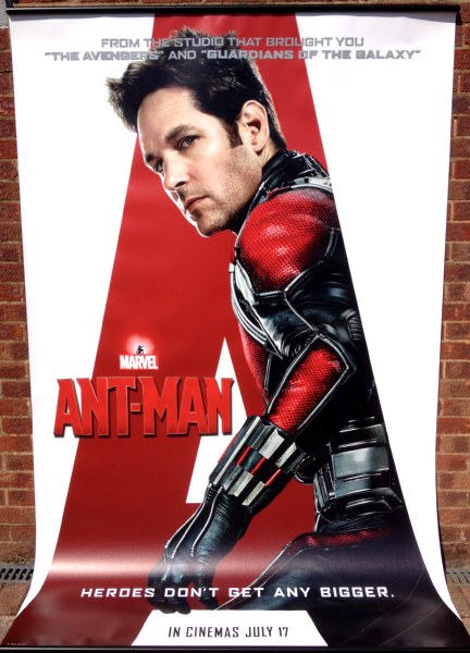 Cinema Banner: ANT-MAN 2015 (Advance) Paul Rudd Evangeline Lilly Hayley Atwell