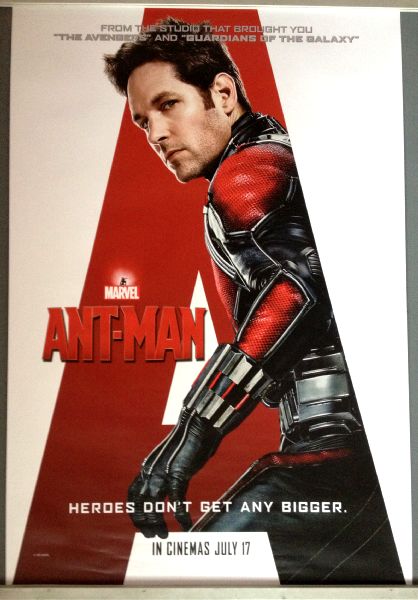 Cinema Poster: ANT-MAN 2015 (Main One Sheet) Paul Rudd Evangeline Lilly