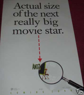 ANTZ: Advance One Sheet Film Poster