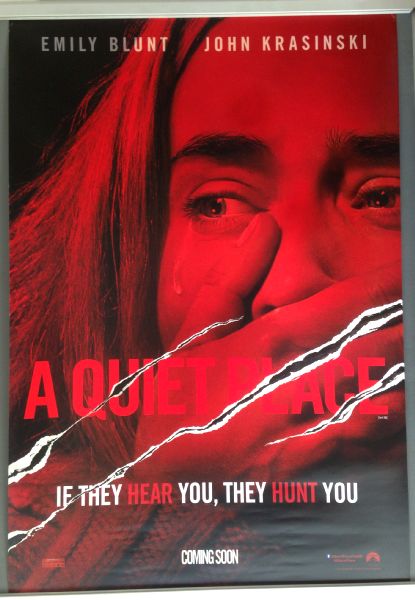 Cinema Poster: A QUIET PLACE 2018 (One Sheet) Emily Blunt John Krasinski Cinema Poster: A QUIET PLACE 2018 (One Sheet) Emily Blunt John Krasinski