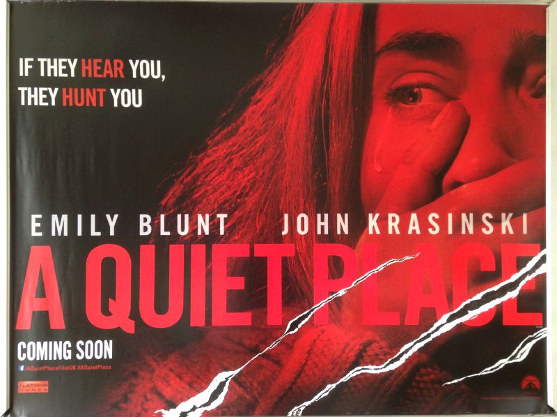 Cinema Poster: A QUIET PLACE 2018 (Quad) Emily Blunt John Krasinski Cinema Poster: A QUIET PLACE 2018 (Quad) Emily Blunt John Krasinski