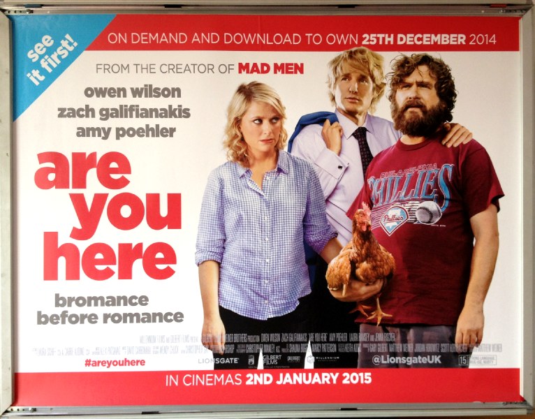 Cinema Poster: ARE YOU HERE  2014 (Quad) Harrison Ford
