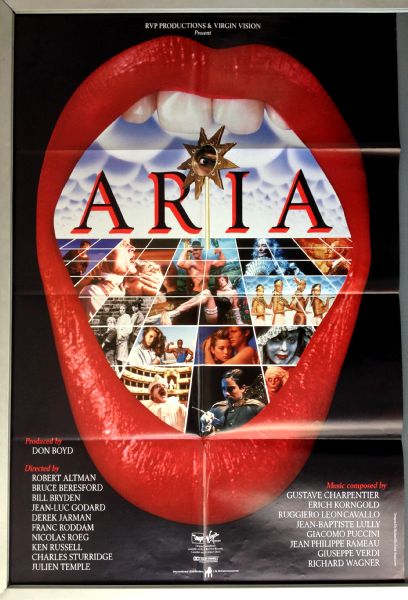 Cinema Poster: ARIA 1987 (One Sheet) Robert Altman Jean-Luc Godard Derek Jarman