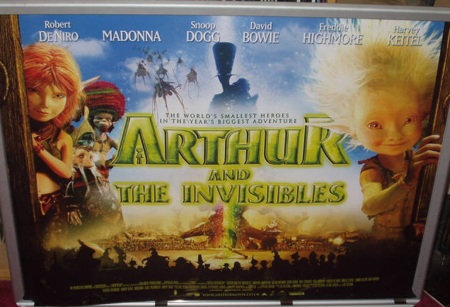 ARTHUR AND THE INVISIBLES: Main UK Quad Film Poster