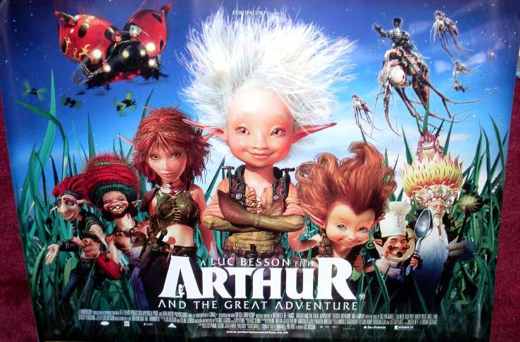 ARTHUR AND THE GREAT ADVENTURE: UK Quad Film Poster