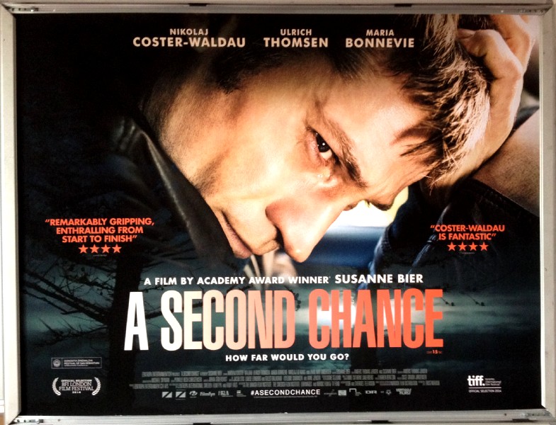 Cinema Poster: A SECOND CHANCE 2015 (Quad) Nikolaj Coster-Waldau Ulrich Thomsen