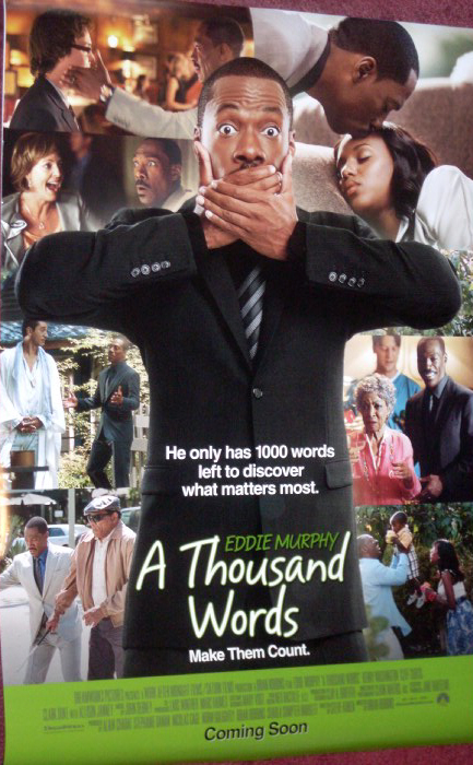 A THOUSAND WORDS: Main UK One Sheet Film Poster