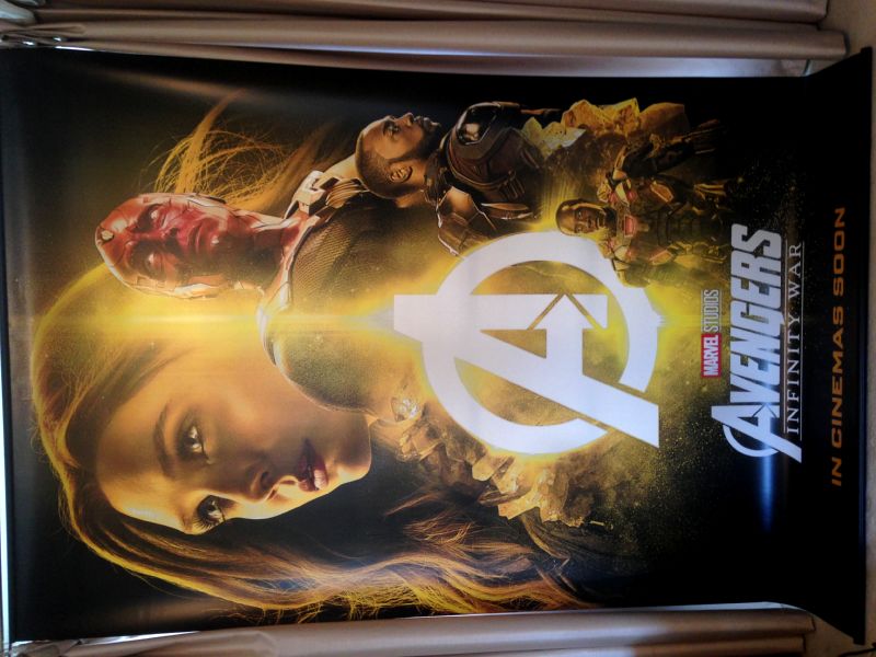 Cinema Banner: AVENGERS INFINITY WAR 2018 (Scarlett Witch) Elizabeth Olsen Cinema Banner: AVENGERS INFINITY WAR 2018 (Scarlett Witch) Elizabeth Olsen