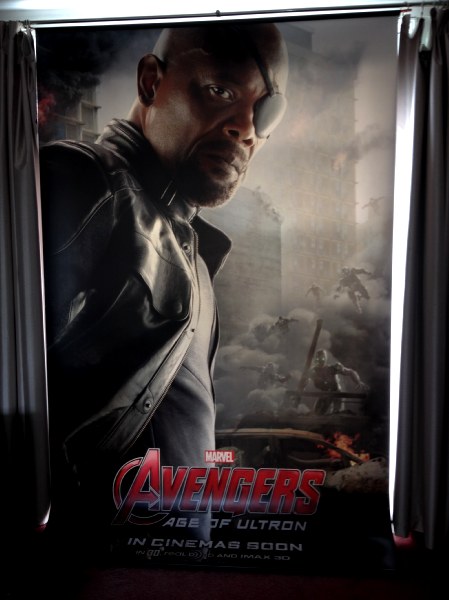 Cinema Banner: AVENGERS AGE OF ULTRON 2015 (Nick Fury) Robert Downey Jr. Samuel L. Jackson