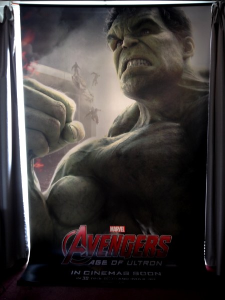 Cinema Banner: AVENGERS AGE OF ULTRON 2015 (Hulk) Jeremy Renner Mark Ruffalo