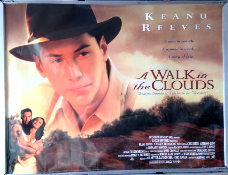 Cinema Poster: A WALK IN THE CLOUDS 1995 (Quad) Keanu Reeves