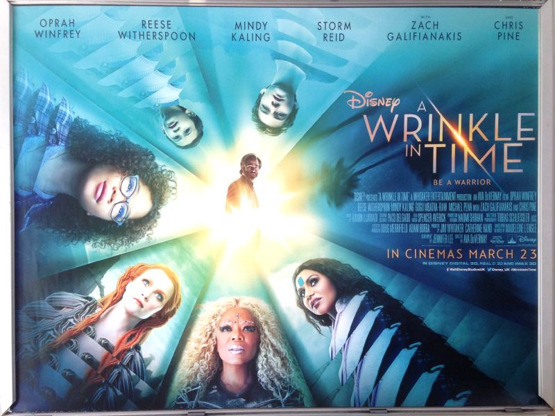 Cinema Poster: A WRINKLE IN TIME 2018 (Quad) Storm Reid Reese Witherspoon