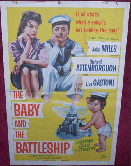 BABY AND THE BATTLESHIP, THE: One Sheet Film Poster BABY AND THE BATTLESHIP, THE: One Sheet Film Poster