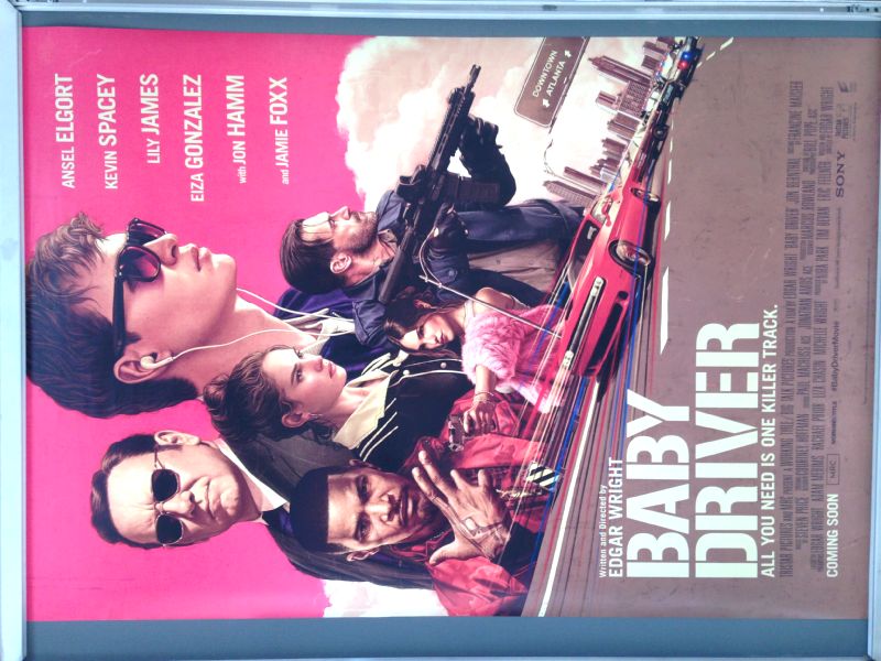 Cinema Poster: BABY DRIVER 2017 (Main One Sheet) Ansel Elgort Jamie Foxx Cinema Poster: BABY DRIVER 2017 (Main One Sheet) Ansel Elgort Jamie Foxx