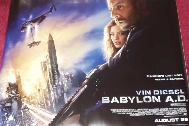 BABYLON A.D.: UK Quad Film Poster