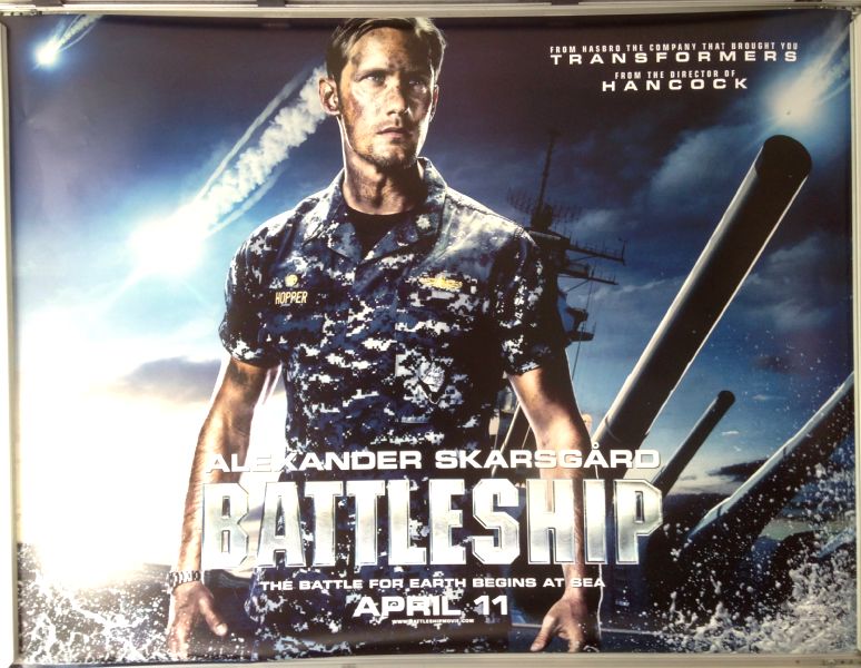 Cinema Poster: BATTLESHIP 2012 (Alexander Skarsgrd Quad) Liam Neeson Taylor Kitsch