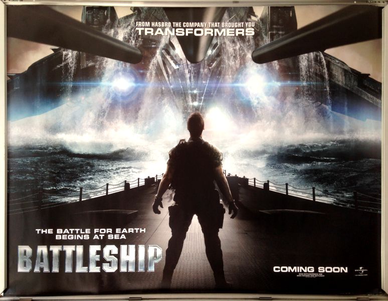 Cinema Poster: BATTLESHIP 2012 (Advance Quad) Liam Neeson Taylor Kitsch