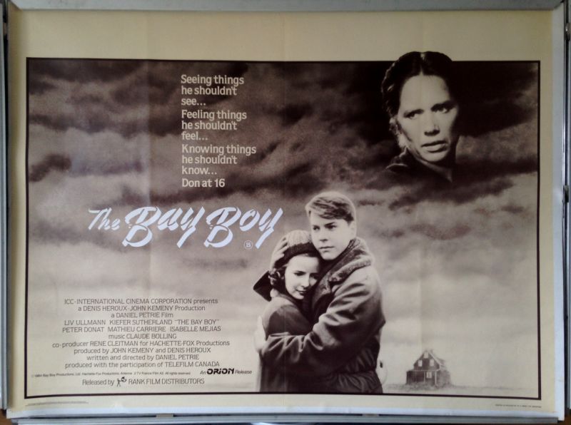 Cinema Poster: BAY BOY, THE 1984 (Quad) Liv Ullmann Kiefer Sutherland,Peter Donat Cinema Poster: BAY BOY, THE 1984 (Quad) Liv Ullmann Kiefer Sutherland,Peter Donat