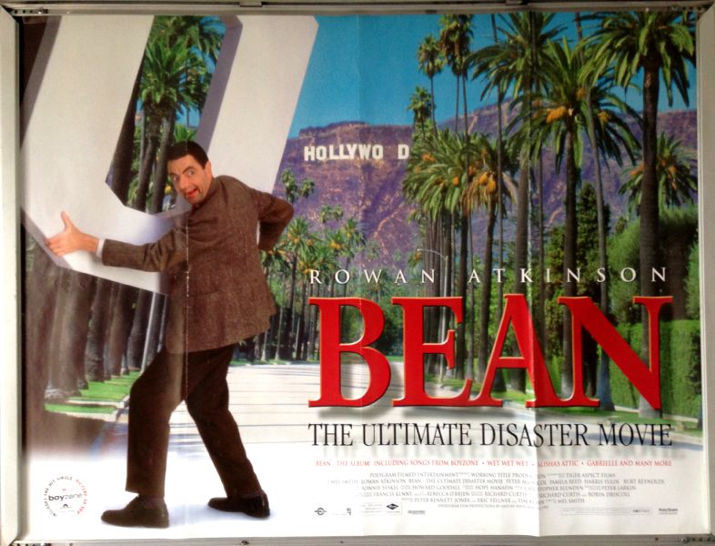 Cinema Poster: BEAN THE ULTIMATE DISASTER MOVIE 1997 (Quad) Rowan Atkinson