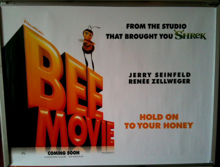BEE MOVIE: Advance 1 UK Quad Film Poster