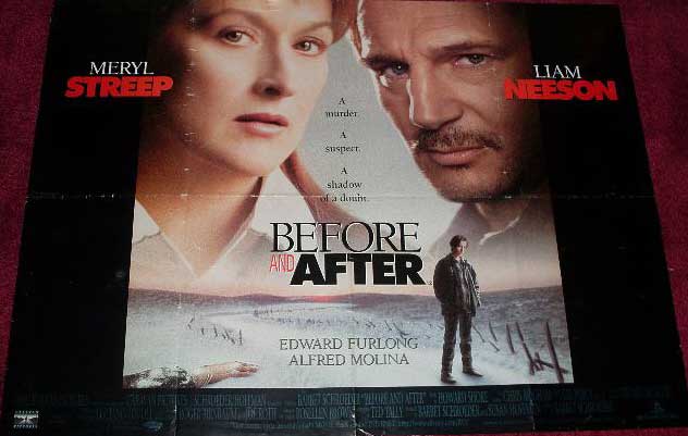 BEFORE AND AFTER: UK Quad Film Poster