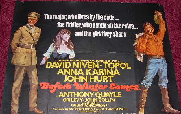 BEFORE WINTER COMES: UK Quad Film Poster BEFORE WINTER COMES: UK Quad Film Poster