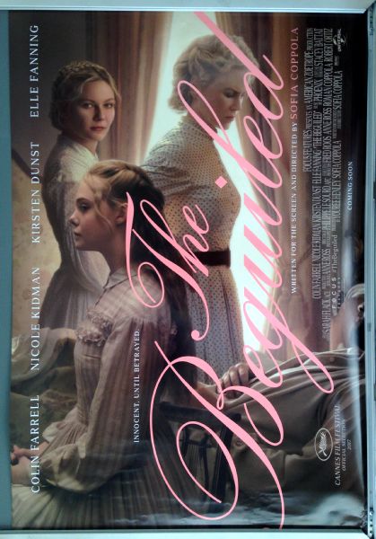 Cinema Poster: BEGUILED, THE 2017 (One Sheet) Nicole Kidman Kirsten Dunst