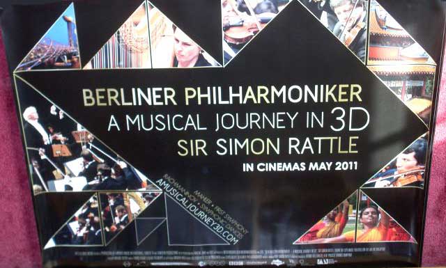 BERLINER PHILHARMONIKER A MUSICAL JOURNEY: UK Quad Film Poster