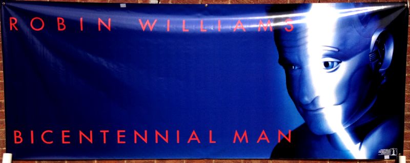Cinema Banner: BI-CENTENNIAL MAN 2000 Robin Williams Sam Neill 
