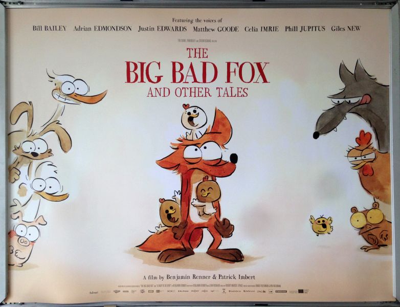 Cinema Poster: BIG BAD FOX AND OTHER TALES, THE 2017 (Quad) Bill Bailey