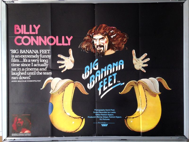 Cinema Poster: BIG BANANA FEET 1976 (Quad) Billy Connolly Cinema Poster: BIG BANANA FEET 1976 (Quad) Billy Connolly