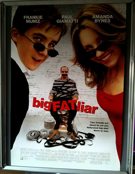 BIG FAT LIAR: UK Quad Film Poster