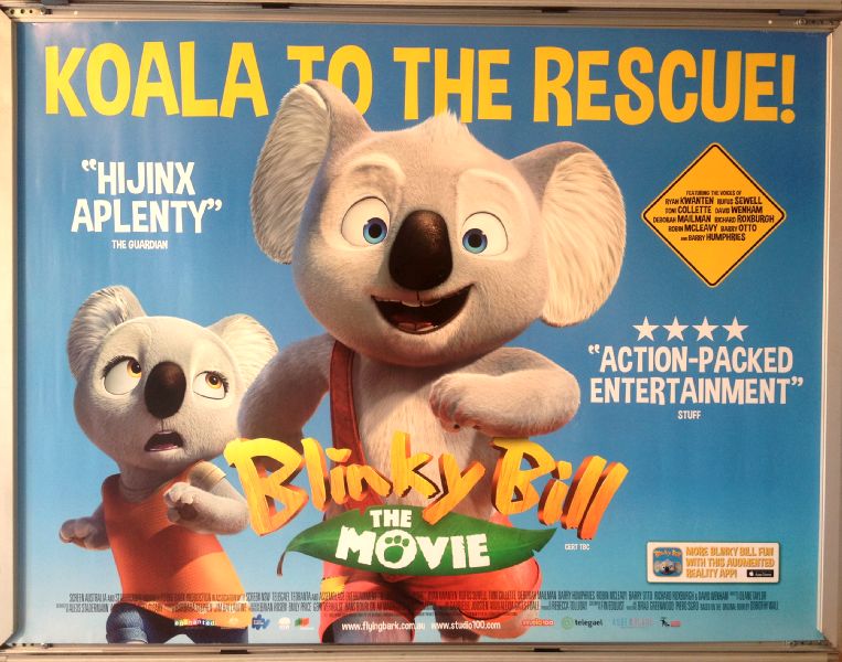 Cinema Poster: BLINKY BILL THE MOVIE 2016 (Quad) Billy Birmingham Toni Collette