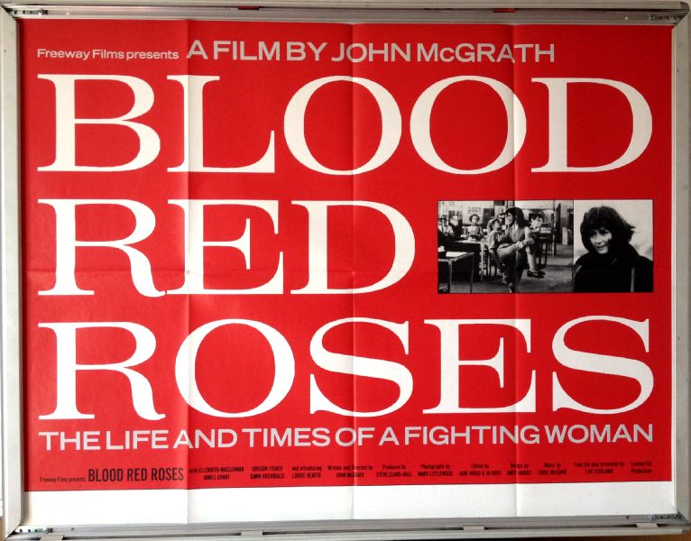Cinema Poster: BLOOD RED ROSES 1986 (Quad) Gregor Fisher Dawn Archibald Cinema Poster: BLOOD RED ROSES 1986 (Quad) Gregor Fisher Dawn Archibald