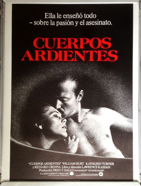 Cinema Poster: BODY HEAT 1982 (Spanish One Sheet) William Hurt Kathleen Turner